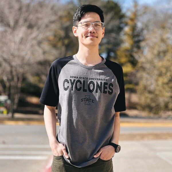 CI Sport Iowa State Raglan Gray & Black T-Shirt